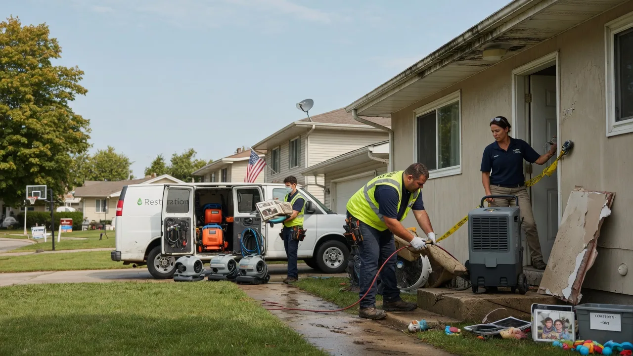 Water Damage Restoration in Cloverdale, IN near me